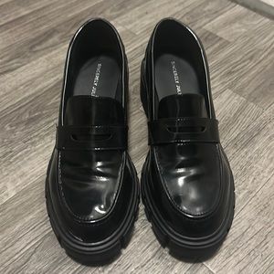 Black Platform Loafers